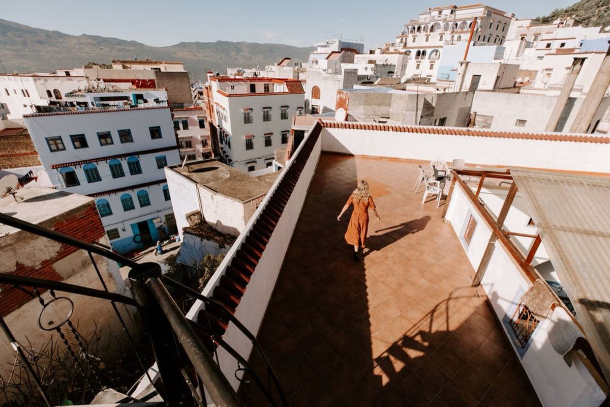 Boutique riad rooftop in Morocco